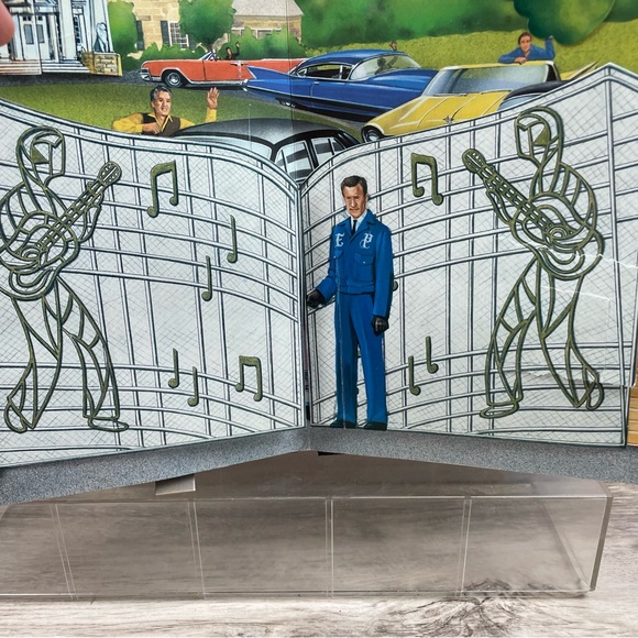 1985 Elvis Musical Pop Up Book By Bonanza 5 Double Pop-Ups (No music) - Picture 8 of 13